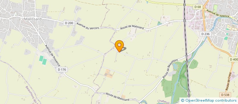 localisation de l'entreprise MADAME MARIE-CLAUDE RIFFARD à CHABEUIL