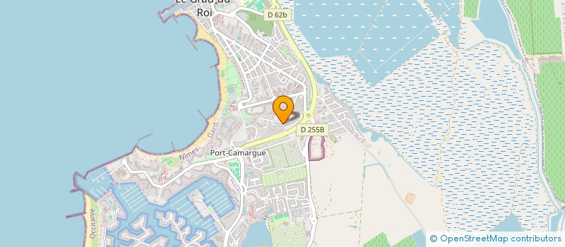 localisation de l'entreprise MADAME MARIE-CLAUDE ROBERT  LE GRAU-DU-ROI