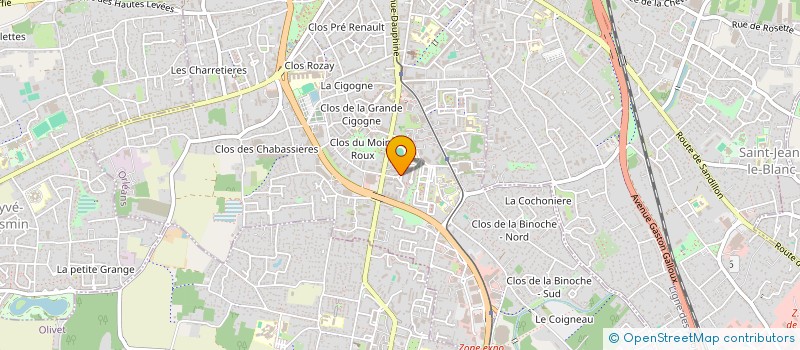 localisation de l'entreprise MADAME MARIE-CLAUDE ROUSSEAU à ORLEANS