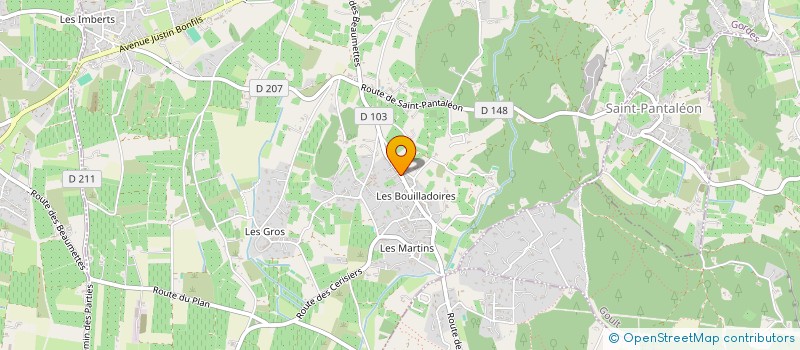 localisation de l'entreprise MADAME MARIE-CLAUDE SAC  ROUSSILLON