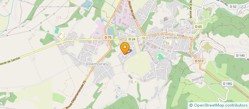 localisation de l'entreprise MADAME MARIE-CLAUDE SCHURDEVIN à VILLEMOIRIEU