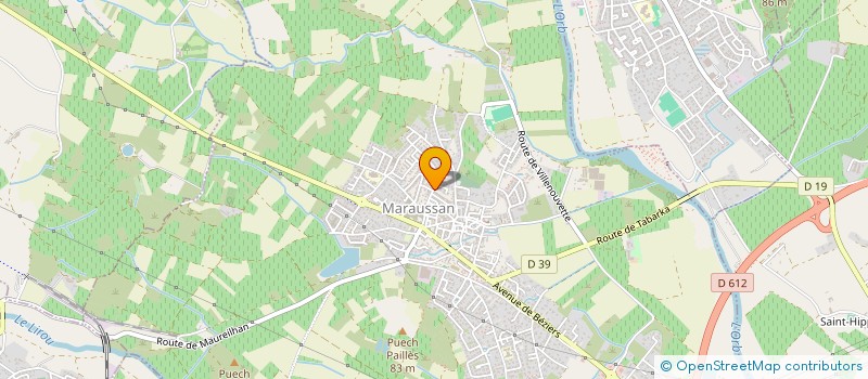 localisation de l'entreprise MADAME MARIE-CLAUDE SIBRA  MARAUSSAN