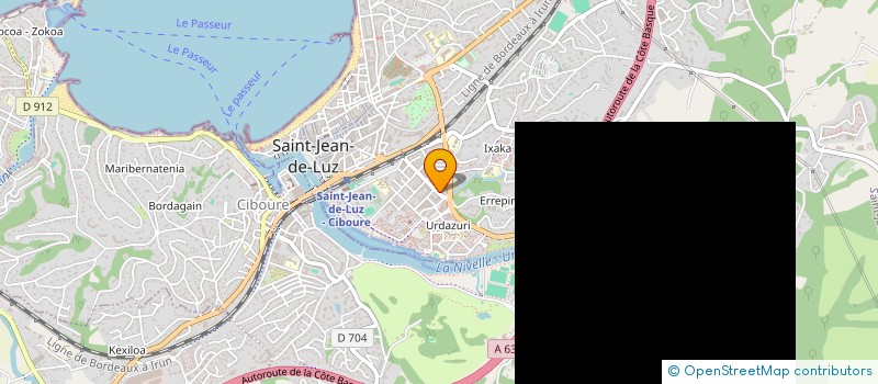 localisation de l'entreprise MADAME MARIE-CLAUDE SOULA  SAINT-JEAN-DE-LUZ