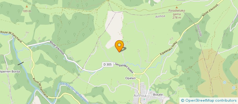 localisation de l'entreprise MADAME MARIE-CLAUDE SUQUIA à ESPELETTE