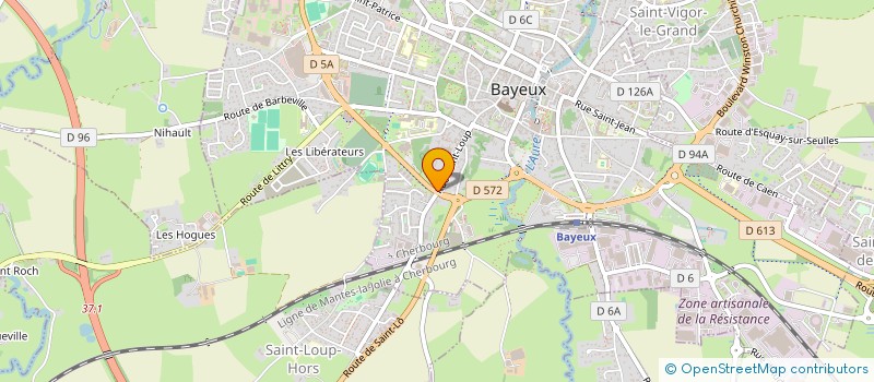 localisation de l'entreprise MADAME MARIE-CLAUDE TESSON  BAYEUX