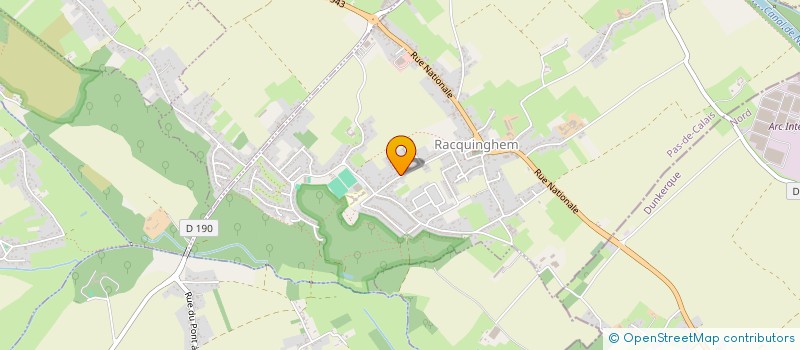 localisation de l'entreprise MADAME MARIE CLAUDE THERY  RACQUINGHEM