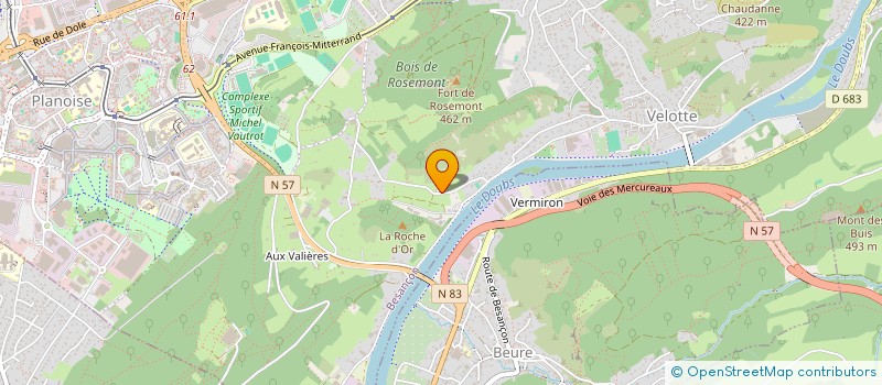 localisation de l'entreprise MADAME MARIE CLAUDE TISSERAND à BESANCON