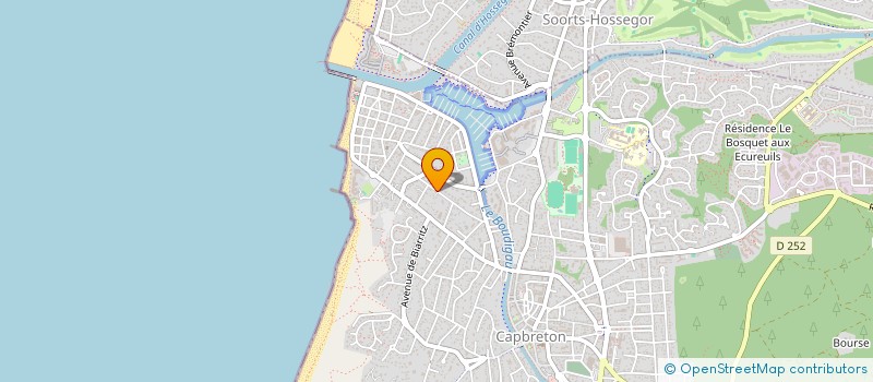 localisation de l'entreprise MADAME MARIE-CLAUDE TRENTIN  CAPBRETON
