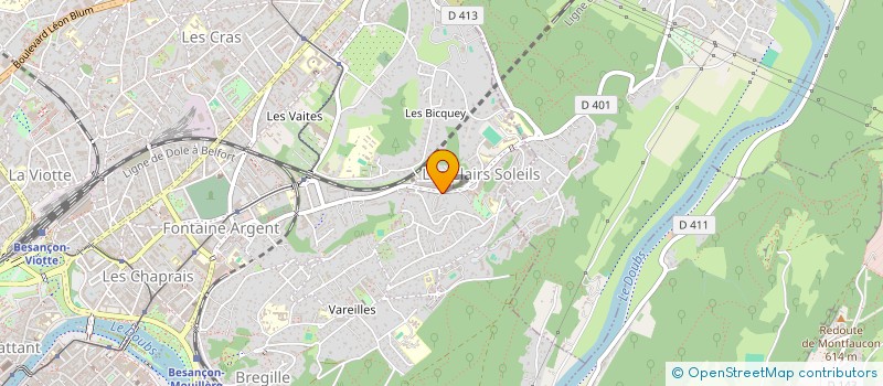 localisation de l'entreprise MADAME MARIE-CLAUDE TROUILLOT  BESANCON