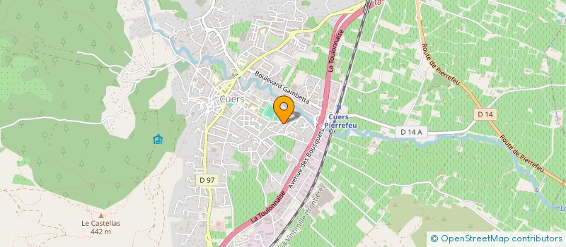 localisation de l'entreprise MADAME MARIE-CLAUDE VAN GUCHT  CUERS