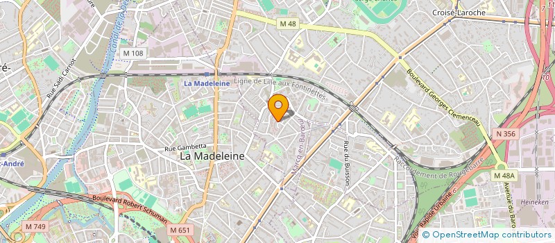 localisation de l'entreprise MADAME MARIE CLAUDE VANRYCKEGHEM à MARCQ-EN-BARŒUL