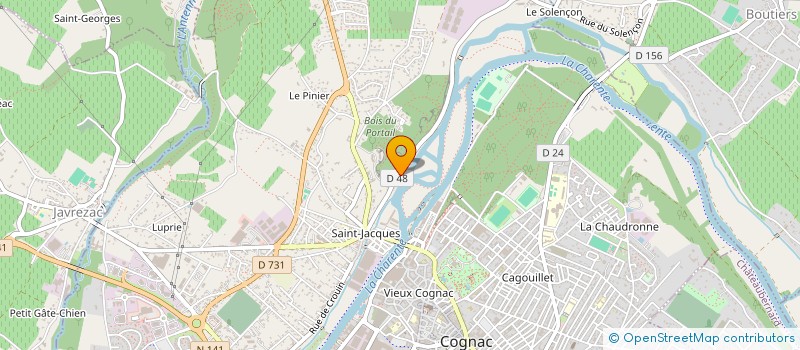 localisation de l'entreprise MADAME MARIE-CLAUDE VASQUEZ à COGNAC