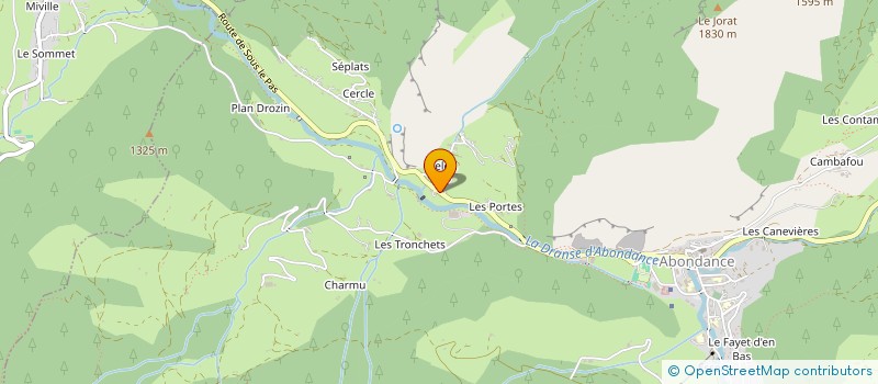 localisation de l'entreprise MADAME MARIE-CLAUDE VUILLOUD  CHAPELLE-D ABONDANCE (LA)