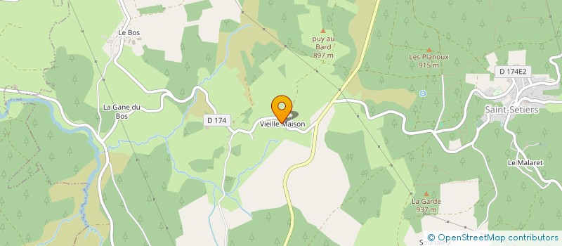 localisation de l'entreprise MADAME MARIE-CLAUDE ZBAWICKI  SAINT-SETIERS