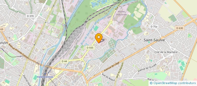 localisation de l'entreprise MADAME MARIE-CLAUDINE BODART  VALENCIENNES