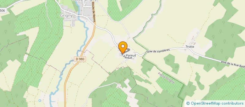 localisation de l'entreprise MADAME MARIE-CLAUDINE CHAPELLE  PASSY-GRIGNY