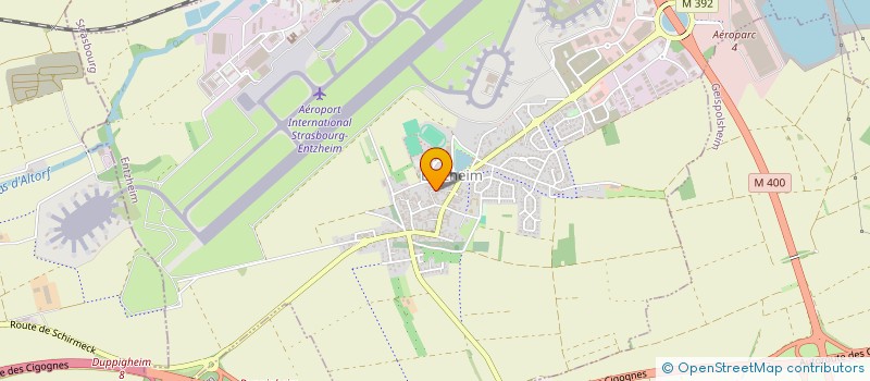 localisation de l'entreprise MADAME MARIE-CLAUDINE GABRIEL  ENTZHEIM