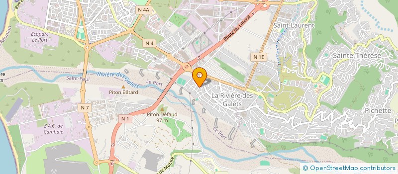 localisation de l'entreprise MADAME MARIE CLAUDINE GONFO  LE PORT