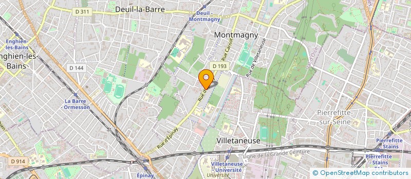 localisation de l'entreprise MADAME MARIE CLAUDINE MUNANA NYIRANDINDA  MONTMAGNY