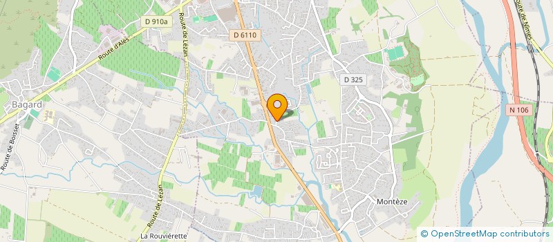 localisation de l'entreprise MADAME MARIE CLAUDINOT  SAINT-CHRISTOL-LEZ-ALES