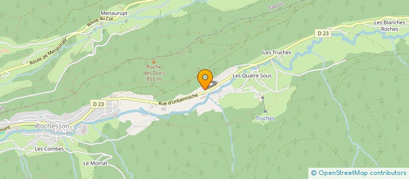 localisation de l'entreprise MADAME MARIE CLAUDON  ROCHESSON