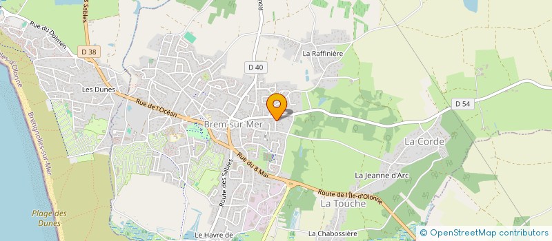 localisation de l'entreprise MADAME MARIE CLAUSTRE à BREM-SUR-MER