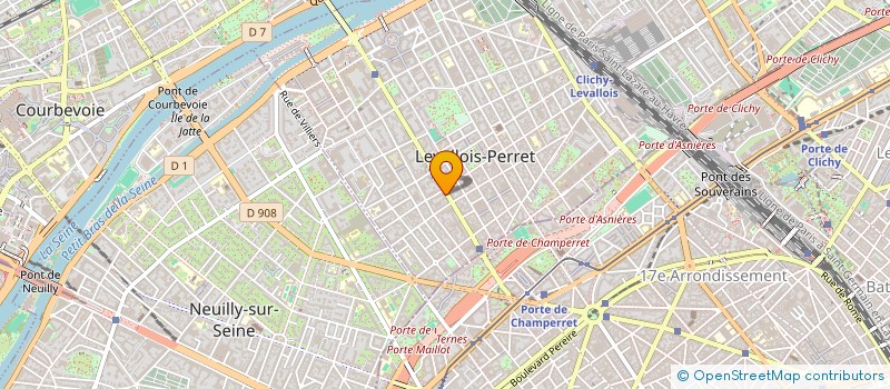 localisation de l'entreprise MADAME MARIE CLAUZEL à LEVALLOIS-PERRET