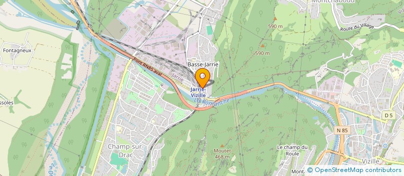 localisation de l'entreprise MADAME MARIE CLAVEL  JARRIE