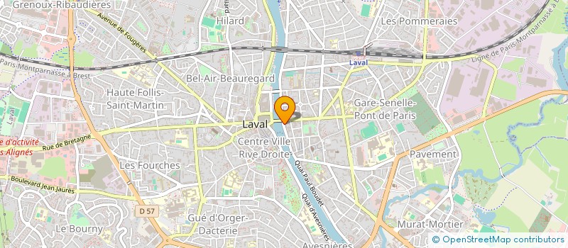 localisation de l'entreprise MADAME MARIE CLECH à LAVAL