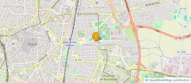 localisation de l'entreprise MADAME MARIE CLEMENCE  DIJON