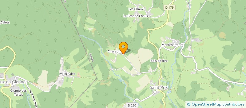 localisation de l'entreprise MADAME MARIE CLEMENT à SAINT-PRIX