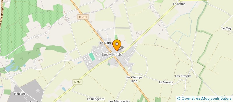 localisation de l'entreprise MADAME MARIE CLERGEAU à BRISSAC LOIRE AUBANCE