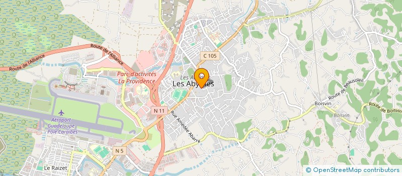 localisation de l'entreprise MADAME MARIE CLERMONT à LES ABYMES