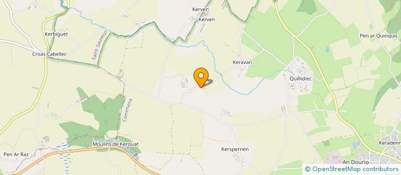 localisation de l'entreprise MADAME MARIE CLEUZIOU  COMMANA