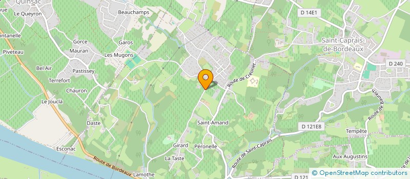 localisation de l'entreprise MADAME MARIE CLIMENT  CAMBES