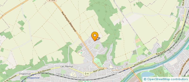 localisation de l'entreprise MADAME MARIE-CLOTILDE MAULBON D'ARBAUMONT  AUVERS-SUR-OISE