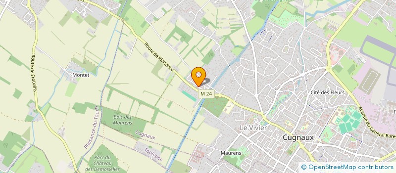 localisation de l'entreprise MADAME MARIE-CLOTILDE PORTAL  CUGNAUX