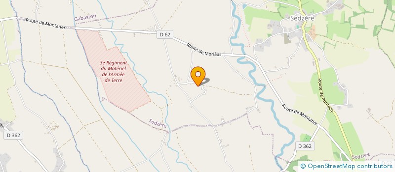 localisation de l'entreprise MADAME MARIE CLOUTE-JEANDAT  SEDZERE