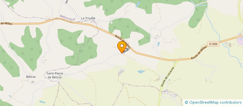 localisation de l'entreprise MADAME MARIE CLUZEL  ST-AFFRIQUE