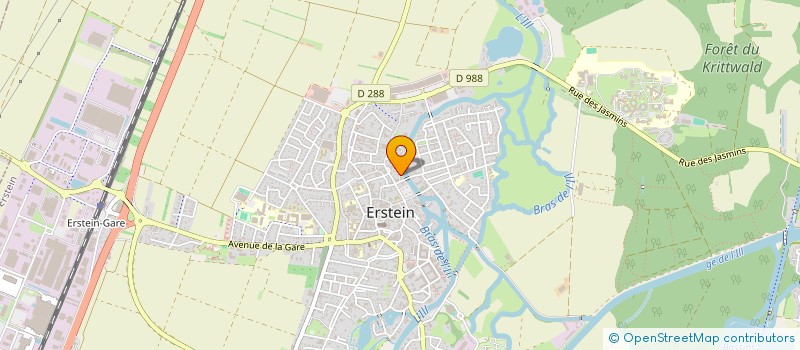 localisation de l'entreprise MADAME MARIE CLUZEL  ERSTEIN