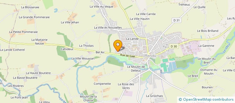 localisation de l'entreprise MADAME MARIE COCHET  IFFENDIC