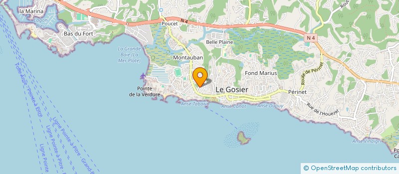 localisation de l'entreprise MADAME MARIE CODEVELLE à LE GOSIER