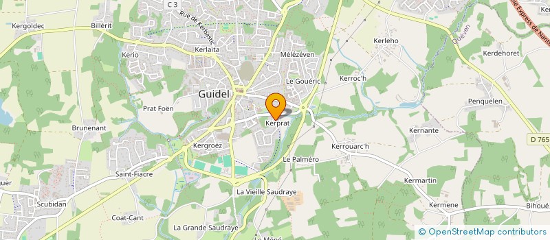 localisation de l'entreprise MADAME MARIE COEFFIC à GUIDEL