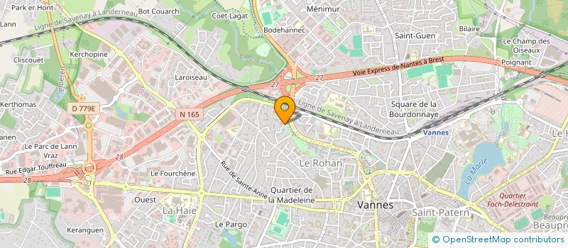 localisation de l'entreprise MADAME MARIE COGARD à VANNES