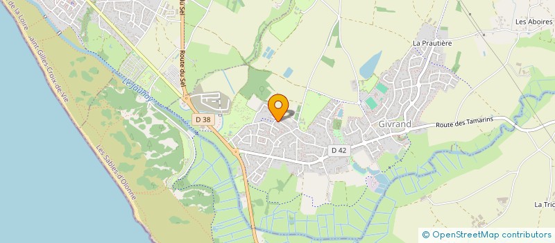 localisation de l'entreprise MADAME MARIE COGNY  GIVRAND