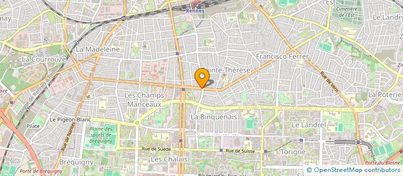 localisation de l'entreprise MADAME MARIE COIGNARD  RENNES