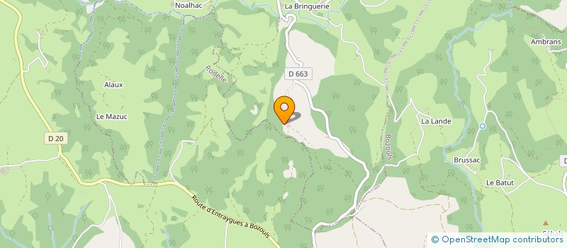 localisation de l'entreprise MADAME MARIE COILLAC  SEBRAZAC