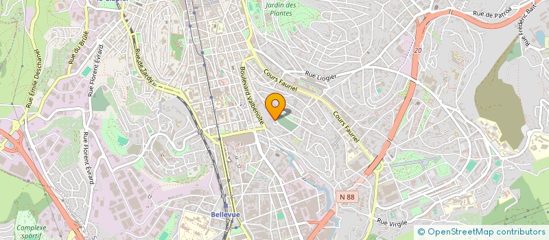 localisation de l'entreprise MADAME MARIE COL  SAINT-ETIENNE