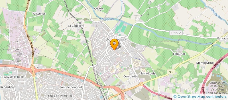 localisation de l'entreprise MADAME MARIE COLAS  BOUJAN-SUR-LIBRON