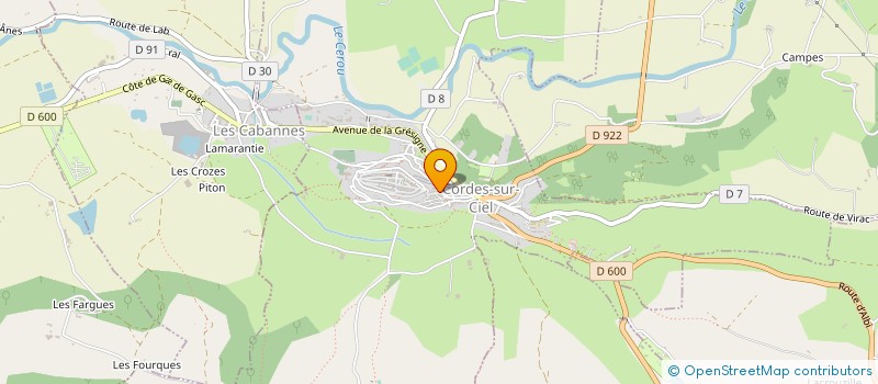 localisation de l'entreprise MADAME MARIE COLAS à CORDES-SUR-CIEL